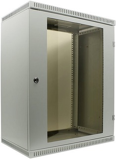 Шкаф настенный 19", 15U NT WALLBOX LIGHT 15-63 G 176978 серый, 600*350, дверь стекло-металл