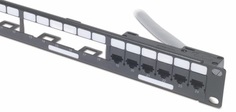Аксессуар для ИБП APC AR8451 Data Distribution 1U Panel, Holds 4 each Data Distribution Cables for a Total of 24 Ports A.P.C.