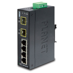 Коммутатор промышленный Planet ISW-621TF 4-Port 10/100Base-TX + 2-Port 100Base-FX SFP Industrial Ethernet Switch (-40 ~ 75 degrees C operating tempera