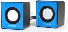 Компьютерная акустика 2.0 Garnizon GSP-100 синий/черный, 2 Вт, материал- пластик, питание USB Гарнизон