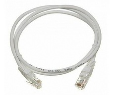 Кабель патч-корд U/UTP 5e кат. 0.5м Lanmaster LAN-PC45/U5E-0.5-GY RJ45 - RJ45, 4 пары, 0.5 м, серый, LSZH