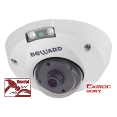 Видеокамера IP Beward NK55630D8 Тип 4-1 ВН, 2 Мп, 1/2.9 КМОП SONY Exmor, 0.01 лк (день)/0.005 лк (