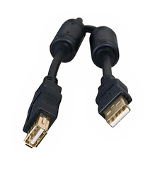 Кабель 5bites UC5011-018A профессиональный, Express USB2.0, AM-AF, Ferrites, 1.8м