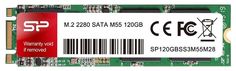 Накопитель SSD M.2 2280 Silicon Power SP120GBSS3M55M28 M55 120GB TLC 3D NAND SATA 6Gb/s 560/530MB/s MTBF 1.5M 7mm RTL