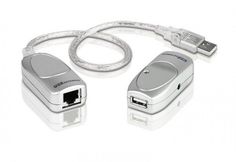 Удлинитель Aten UCE60-AT USB 1.1, 60 м, USB A-тип, Male/Female, без шнуров, питание от шины