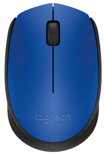 Мышь Wireless Logitech M171 910-004640 blue-black, USB, 1000dpi