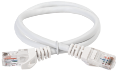 Кабель патч-корд U/UTP 5e кат. 2м. ITK PC08-C5EU-2M RJ45/RJ45, PVC, серый