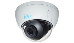 Видеокамера IP RVi RVi-1NCD8042 (2.8) 1/1.8” КМОП; Фиксированный; 2,8 мм ; ИК-подсветка: 30 м; 8Мп, 25к/с; H.264; H.265; H.264+; H.265+; MJPEG; HLC; B