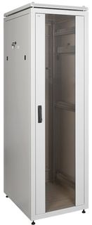 Шкаф ITK LN35-18U68-G сетевой 19" LINEA N 18U 600х800 мм стеклянная передняя дверь серый