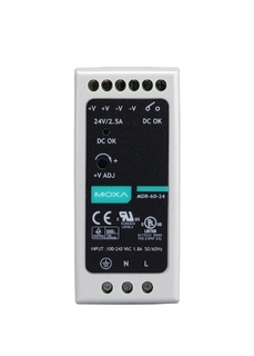 Блок питания MOXA MDR-60-24 60W/2.5A DIN-Rail 24V VDC power supply, 85 to 264 VAC input