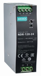 Блок питания MOXA NDR-120-24 120W Din-Rail 24 VDC Power Supply, 90-264VAC/127-370VDC, 5A