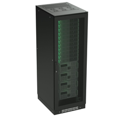 Шкаф напольный 19", 47U DKC R5IT4788PFB 800х800 двери перфорированная/перфорированная, укомплектован вводом и заглушками RAL 9005, "RAM telecom"