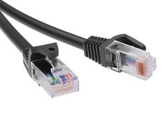 Кабель патч-корд U/UTP 6 кат. 2м DKC RN6UU4520BK LSZH, черный, "RAM telecom"