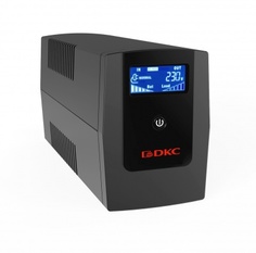 Источник бесперебойного питания DKC INFOLCD1200I линейно-интерактивный, Info, 1200VA/720W, 4xIEC C13, USB + RJ45, LCD, 2x7Aч, "RAM batt"