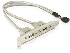 Планка Atcom AT5257 расширения 2 порта USB 2.0 на заднюю панель
