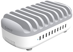 Зарядное устройство сетевое Orico DUK-10 5V2.4A*20, белый