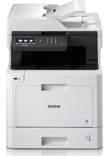 МФУ Brother DCP-L8410CDW DCPL8410CDWR1 A4, 31стр/мин, 512Мб, дуплекс, ADF50, GigaLAN, WiFi, USB (старт.картриджи 3000/1800стр)