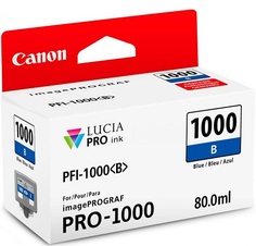 Картридж Canon PFI-1000B 0555C001 для PRO1000, голубой (80 ml)