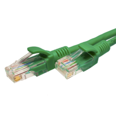 Кабель патч-корд U/UTP 5e кат. 3м. SUPRLAN 10-0159 4x2 26AWG (7x0.16mm) Cu LSZH зеленый