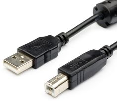 Кабель USB Atcom AT5474 Am <=> Bm, феррит, 1.5 m