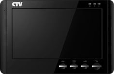 Видеодомофон CTV CTV-M1704MD CTV-M1704MD черный с кнопочным управлением, встроенный автоответчик, встроенный источник питания, черный