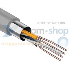 Кабель витая пара F/UTP 5e кат. 2 пары PROconnect 01-0121-3 24AWG(0.50 мм), омедненный алюминий (CCA), одножильный (solid), внутренний, PVC, серый, уп