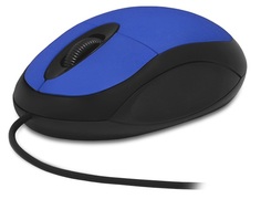 Мышь CBR CM 102 blue, 1200dpi, 1,28м, USB