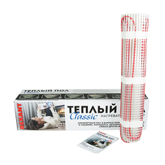Теплый пол Rexant Classic RNX -1,0-150 51-0502-2 площадь1,0 м2 (0,5 х 2,0 м),150 Вт, двухжильный с экраном