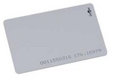 Карта Smartec ST-PC020MF Mifare стандартная 1K, ISO - для печати на принтере, 86х54х0.8мм