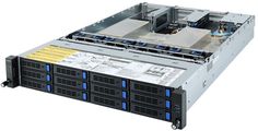 Серверная платформа 2U GIGABYTE R282-Z90 2*SP3, 32*DDR4(3200), 12*3.5"/2.5" SATA/SAS HS, 2*2.5" SATA HS, M.2, 8*PCIE, 2*Glan, Mlan, 4*USB 3.0, VGA, 2*