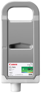 Картридж Canon PFI-706G 6688B001 зеленый (green) для imagePROGRAF iPF8400/iPF8400S/iPF8400SE/iPF9400/iPF9400S 700 мл.