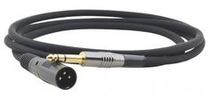 Кабель акустический Kramer C-A63M/XLM-15 Jack 6,3 мм - XLR (Вилка - Вилка), 4,6 м