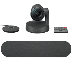 Система для видеоконференций Logitech Rally (960-001218) USB 3.0, Ultra HD, 4K (3840 x 2160) + колонка, модуль микрофонов, концентраторы