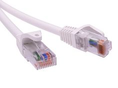 Кабель патч-корд U/UTP 5e кат. 10м. DKC RN5EUU4500WH LSZH, белый, "RAM telecom"