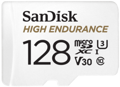 Карта памяти 128GB SanDisk SDSQQNR-128G-GN6IA High Endurance microSD class 10 U3 V30