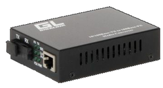 Медиа-конвертер GIGALINK GL-MC-UTPF-SC1F-18SM-1310.r2 из UTP, 100Мбит/c в WDM, LFP, SM, SC, Tx:1310/Rx:1550, 18 дБ (до 20 км) rev2