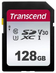 Карта памяти SDXC 128GB Transcend TS128GSDC300S Class 10 U1, V10 300S