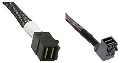 Кабель Intel AXXCBL850HDHRS Kit of 2 cables, straight HD Mini SAS SFF8643 connector to right angle HD Mini SAS SFF8643 connector