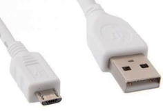 Кабель интерфейсный USB 2.0 Cablexpert AM/microBM 5P CCP-mUSB2-AMBM-W-0.5M 0.5 м, Pro, экран, белый, пакет