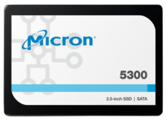 Накопитель SSD 2.5 Micron MTFDDAK3T8TDT-1AW1ZABYY 5300 MAX 3.84TB SATA 6Gb/s TLC 540/520MB/s IOPS 95K/34K MTBF 3M Crucial
