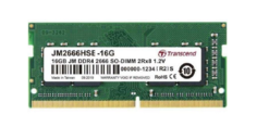 Модуль памяти SODIMM DDR4 16GB Transcend JM2666HSE-16G PC4-21300 2666MHz 1Rx8 CL19 260pin 1.2V