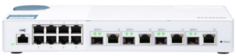 Коммутатор управляемый QNAP QSW-M408-4C 10 Гбит/с c 4 х SFP+, совмещены с RJ-45, 8 х 1 Гбит/с RJ-45, пропускная способность до 96 Гбит/с, поддержка Ju
