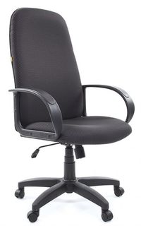 Кресло офисное Chairman 279 Chairman 1138104 черно-серое (JP15-1), ткань, до 120 кг