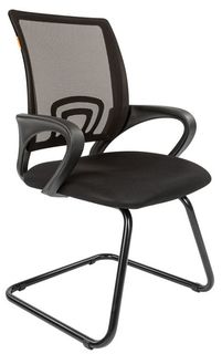 Кресло офисное Chairman 696 V Chairman 7018101 черное (TW-01), ткань TW/сетчатый акрил, до 120 кг