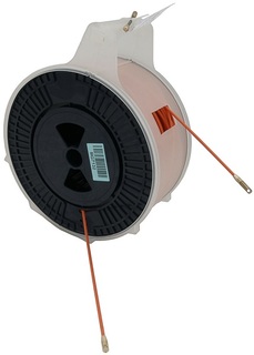 Устройство Cabeus Pull-C-50m для протяжки кабеля мини УЗК в пластмассовой коробке, 50м (диаметр прутка с оболочкой 3,5 мм)