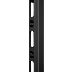 Органайзер Cabeus SH-05C42-BK вертикальный кабельный в шкаф 42U, металлический, цвет черный (RAL 9004)
