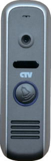 Вызывная панель CTV CTV-D1000HD CTV-D1000HD графит 700 твл, встроенный блок управления замком (БУЗ), монтаж. уголок и козырек в комплекте, графит
