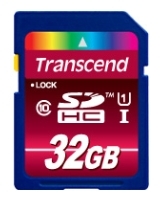 Карта памяти SDHC 32GB Transcend TS32GSDHC10U1 Class 10 UHS-I