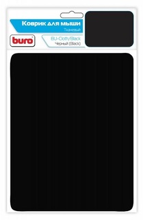 Коврик для мыши Buro BU-CLOTH чёрный, 230x180x3мм