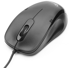 Мышь Gembird MOP-100 черная, 1000dpi, USB, 3 кнопки
